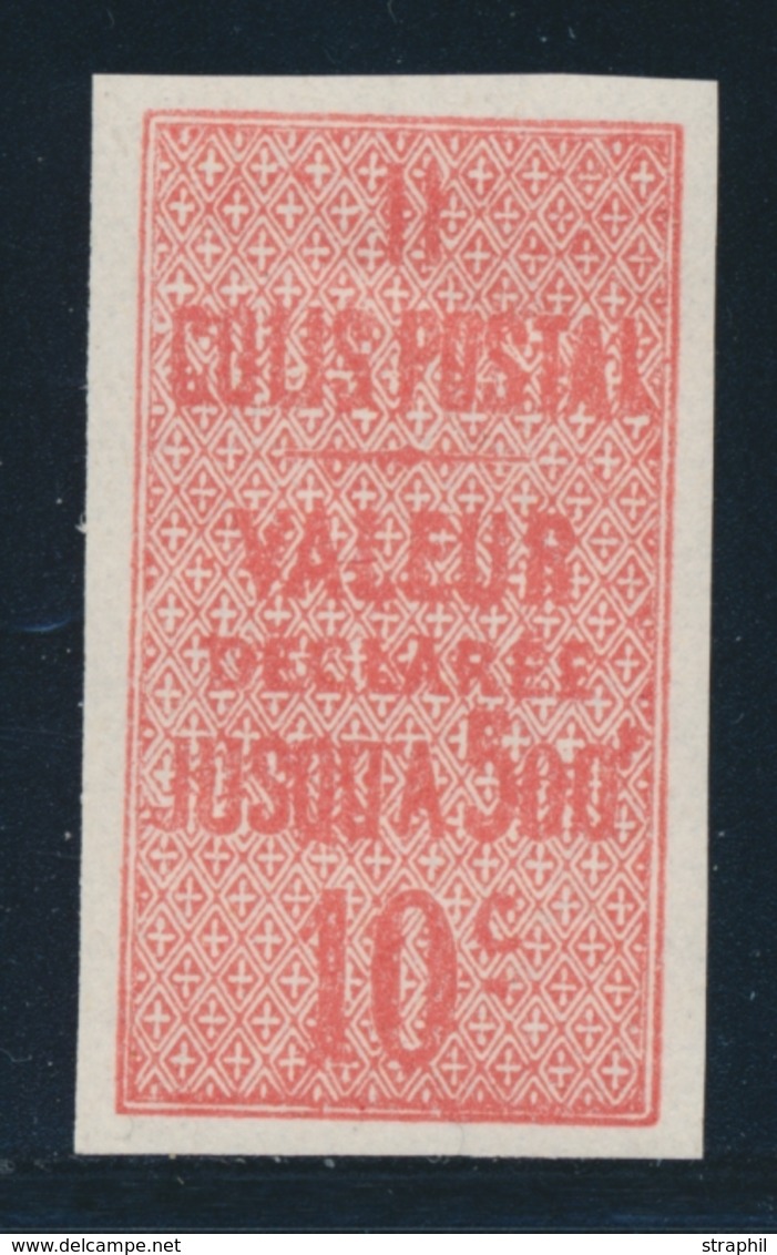 ** N°1 - 10c Rouge - ND - TB - Mint/Hinged