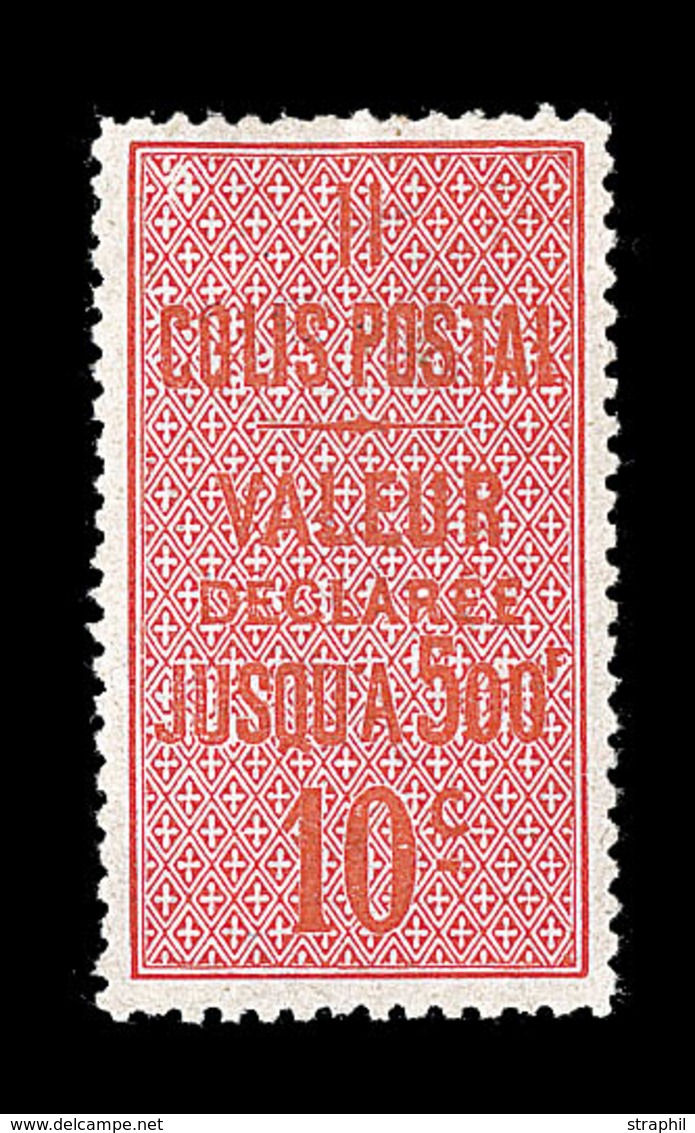 * N°2 - 10c Rouge - Dent. 12½ - Sig. Diéna -TB - Neufs