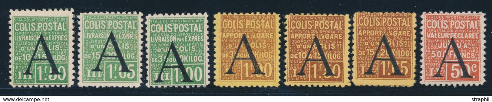 **/* N°81/87 - 7 Val - TB - Mint/Hinged