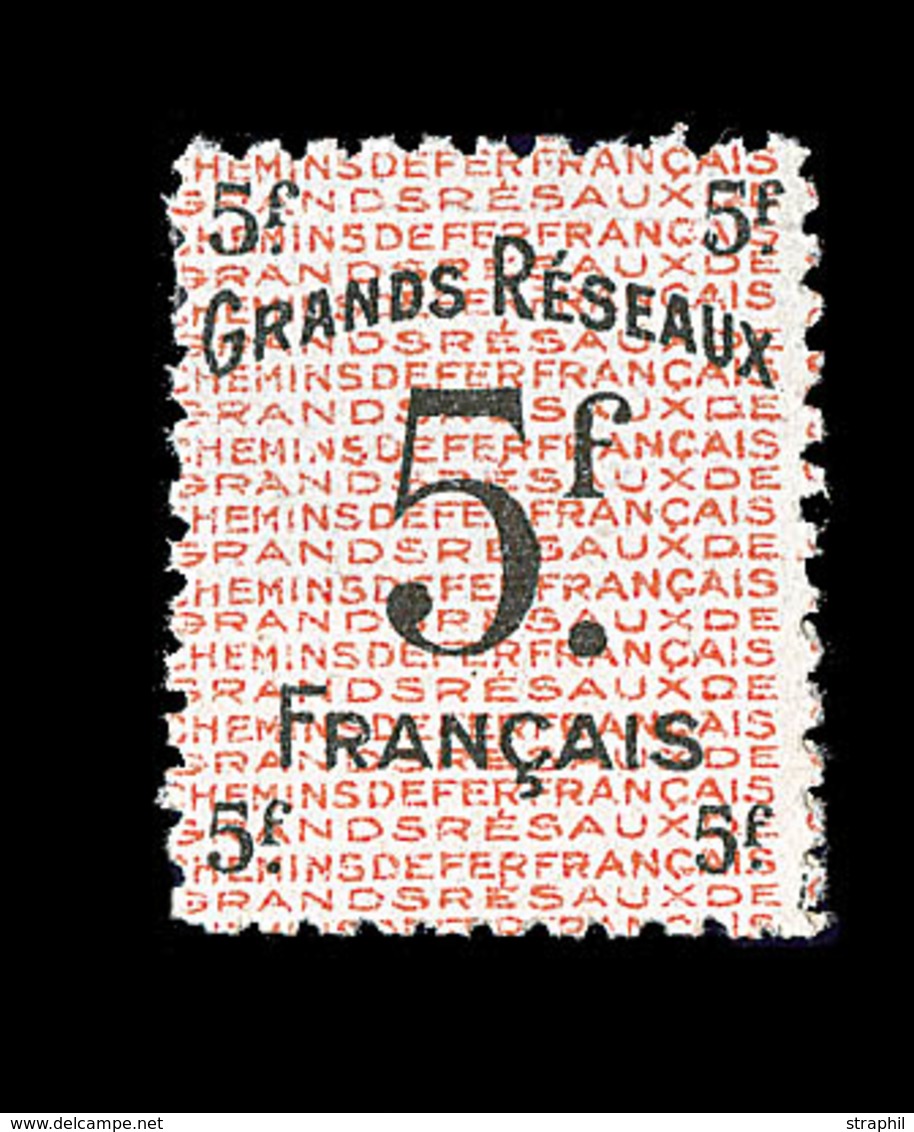 * GRANDS RESEAUX Mau N°19A - Non Emis - 5F - BDF - Pli - Asp. TB - Ongebruikt