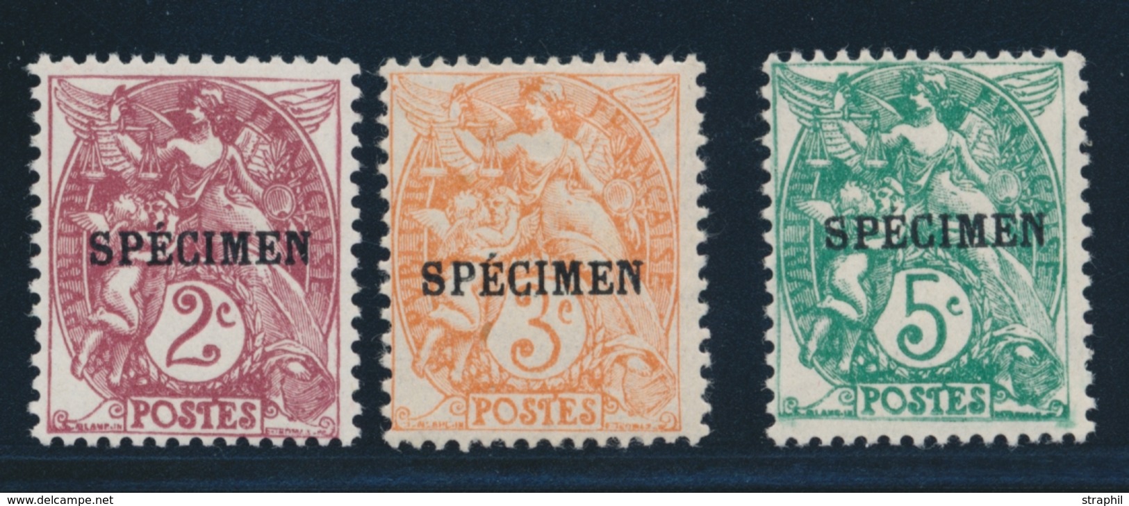 ** N°108/09 CI3, 111 CI1 - SPECIMEN - Le N°109 * - TB - Cours D'Instruction