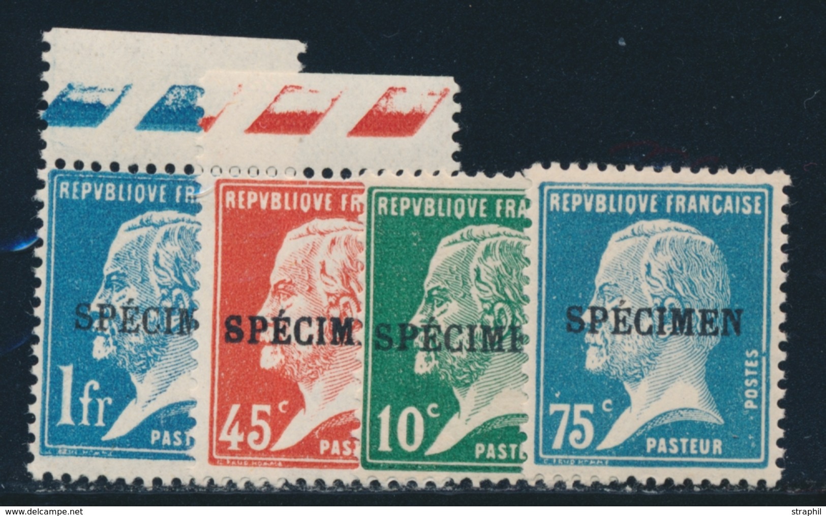 ** N°170, 175, 177, 179 - SPECIMEN - Le N°170 Adhérences - Les Autres TB - Cours D'Instruction