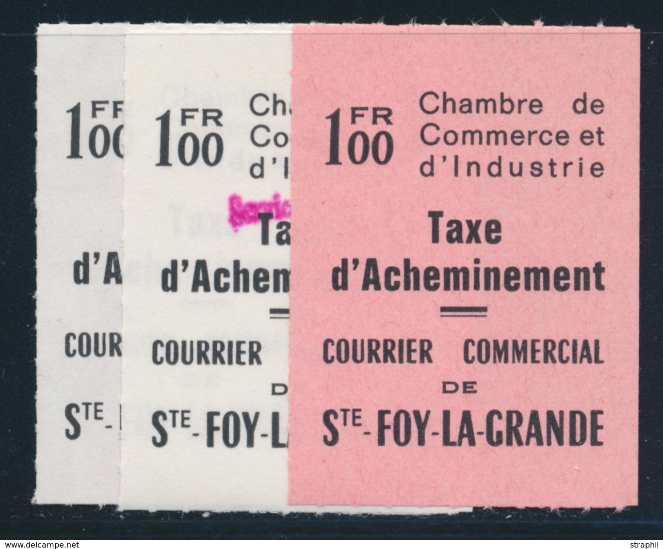 (*) Mau N°29, 29A, 30 - Ste Foy La Grande - 3 Val - TB - Otros & Sin Clasificación