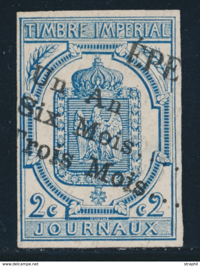 O N°2 - 2c Bleu - TB/SUP - Zeitungsmarken (Streifbänder)