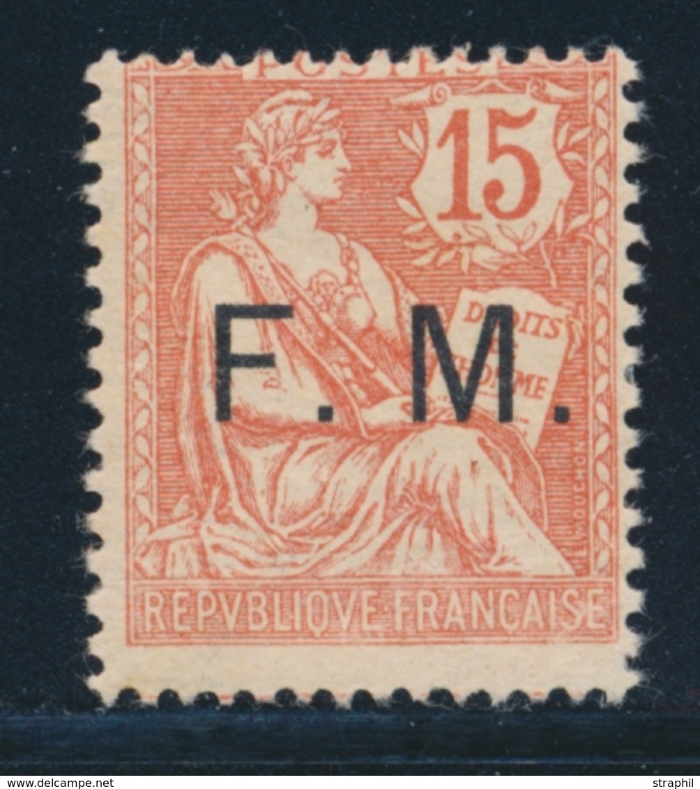 * N°2 - 15c Vermillon - TB - Timbres De Franchise Militaire