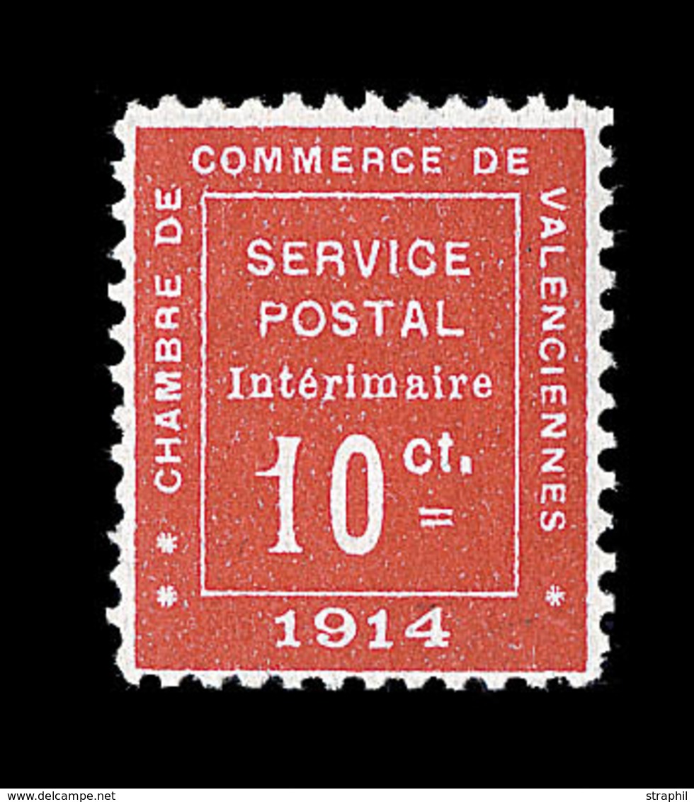 ** N°1 - Valenciennes - Signé - TB - Guerre (timbres De)