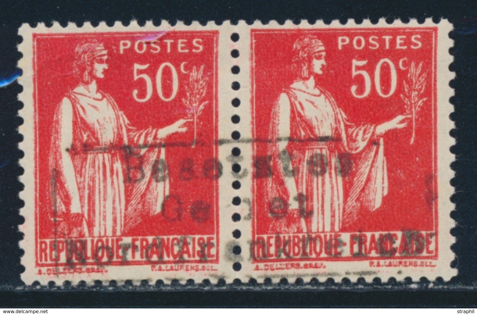 ** DUNKERQUE N°3 - 50c Rouge - Signé Champion - TB - War Stamps