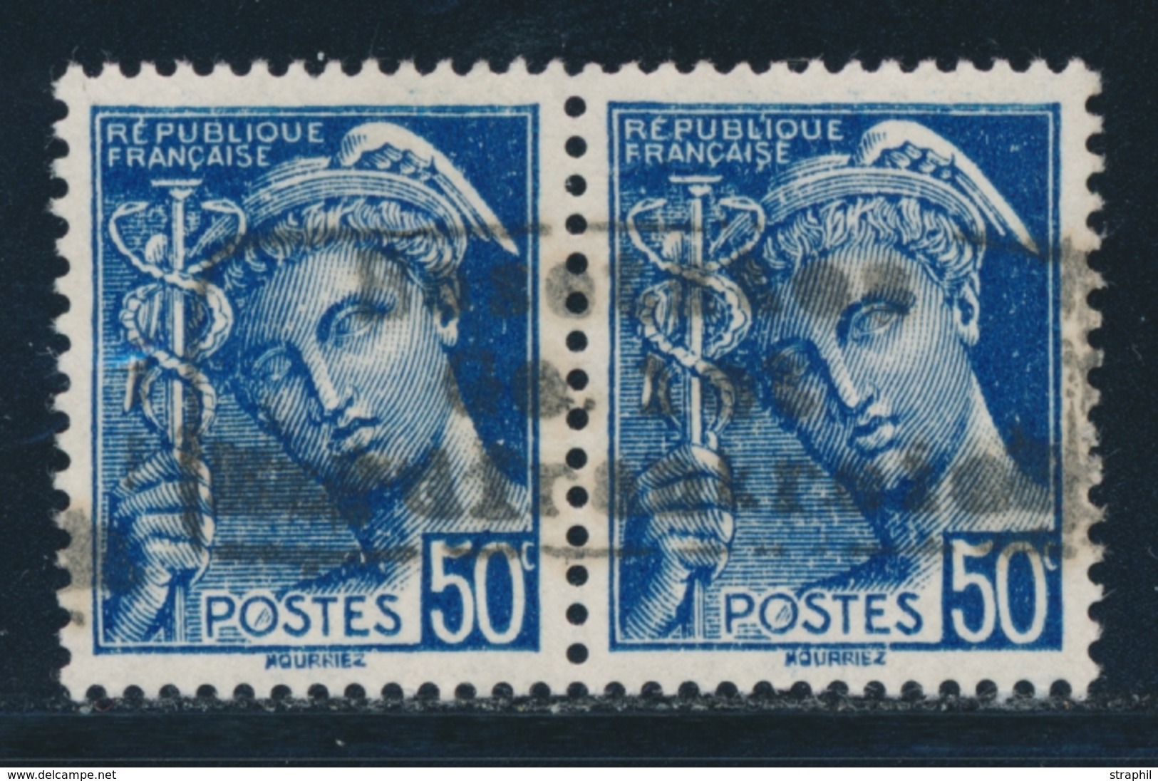 ** DUNKERQUE N°4 - 50c Bleu - Signé Champion - TB - Guerre (timbres De)