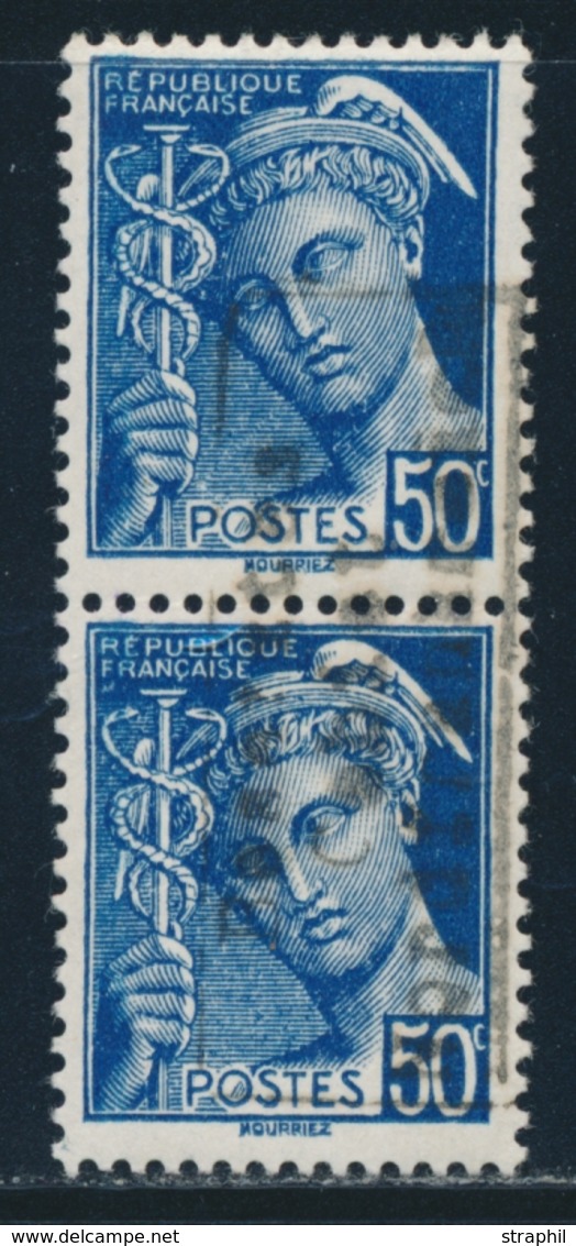 ** COUDEKERQUE N°7 - 50c Bleu - Signé A. Brun - TB - War Stamps