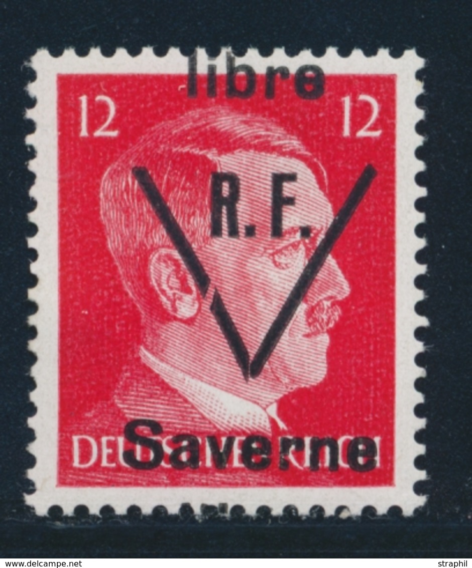 ** Saverne - N°8 - 12pf Carmin - Surch. À Cheval - TB - Liberación