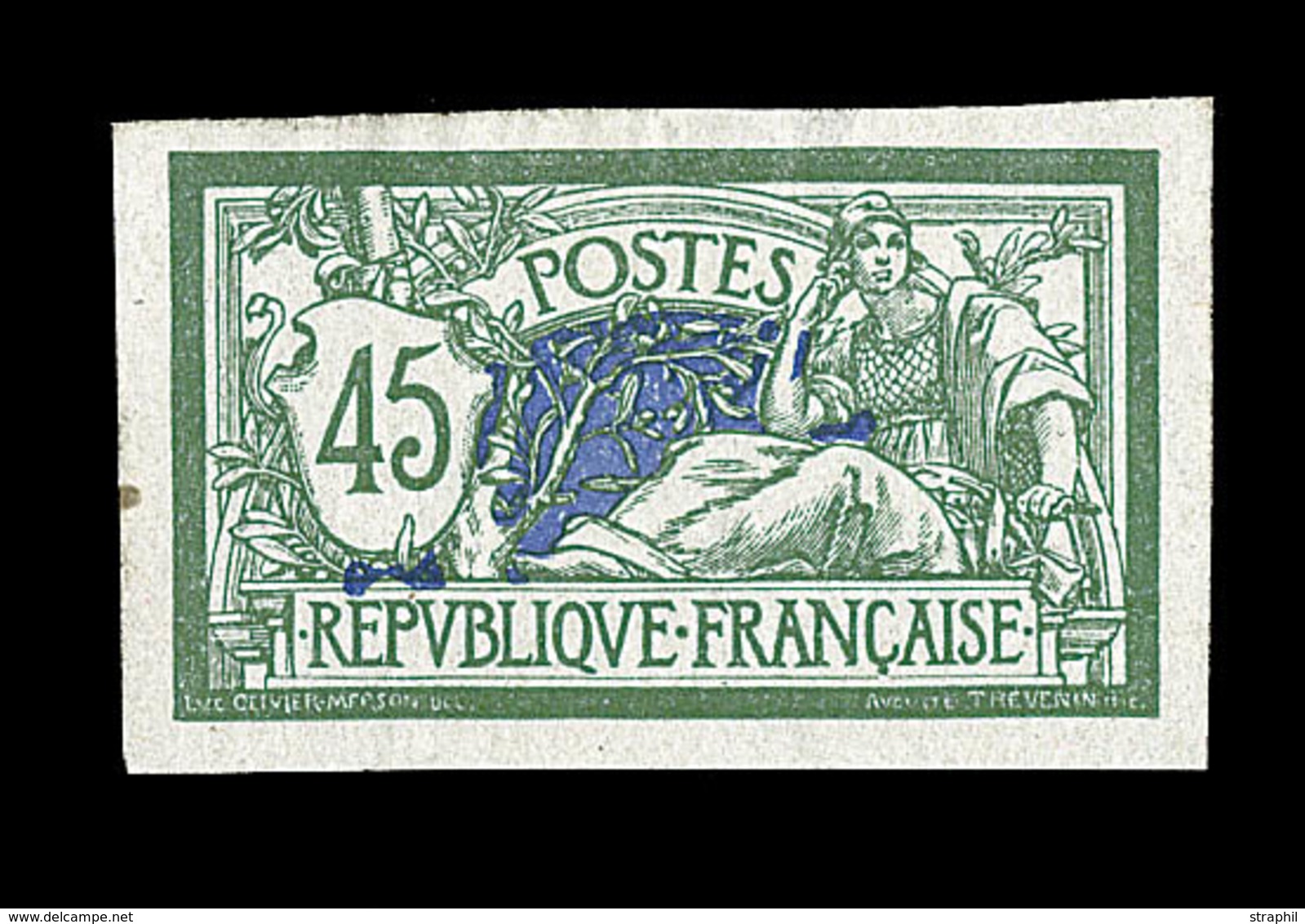 * N°143b - 45c Vert Et Bleu - Comme ** - TB - Sin Clasificación