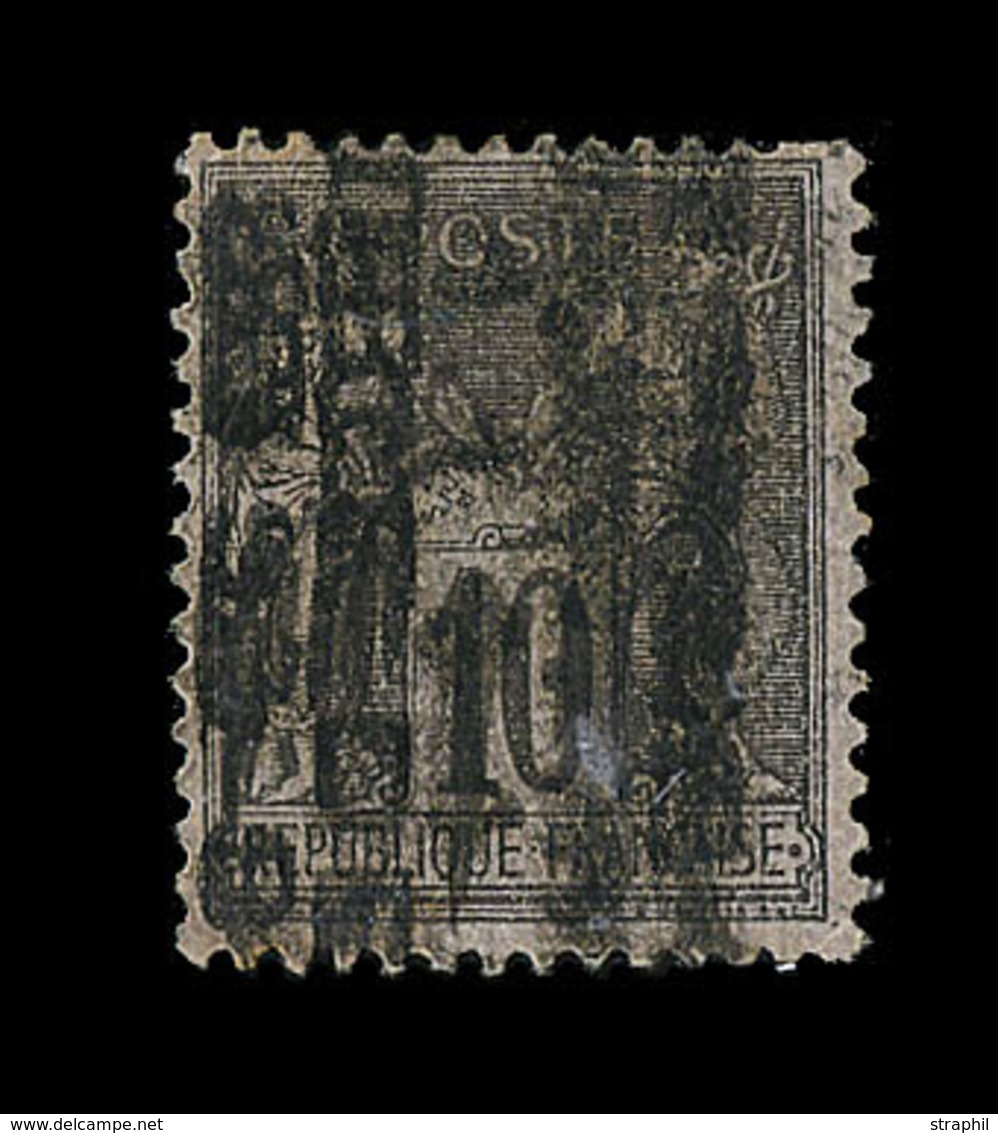 O N°16 - 10c Noir S/lilas - Signé Calves - B - 1893-1947