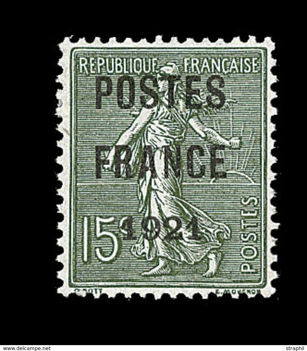 (*) N°34a - Vert Bronze - Bon Centrage - TB - 1893-1947