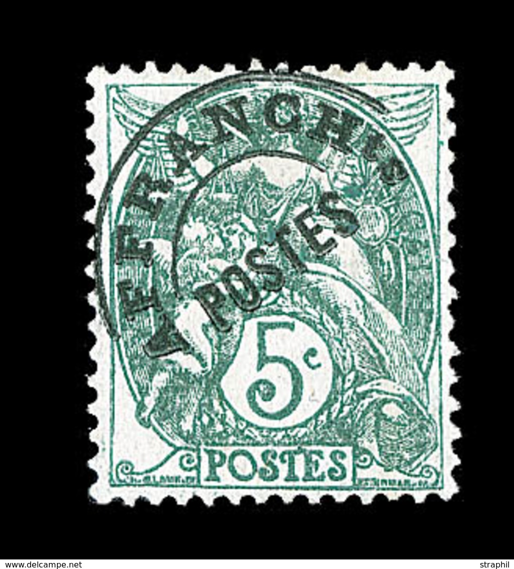 (*) N°41c - Surcharge Verte - Signé Calves - TB - 1893-1947