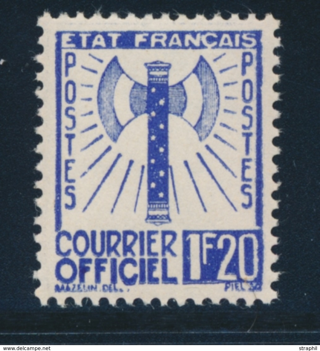 ** N°7 - 1F20 Bleu - TB - Neufs