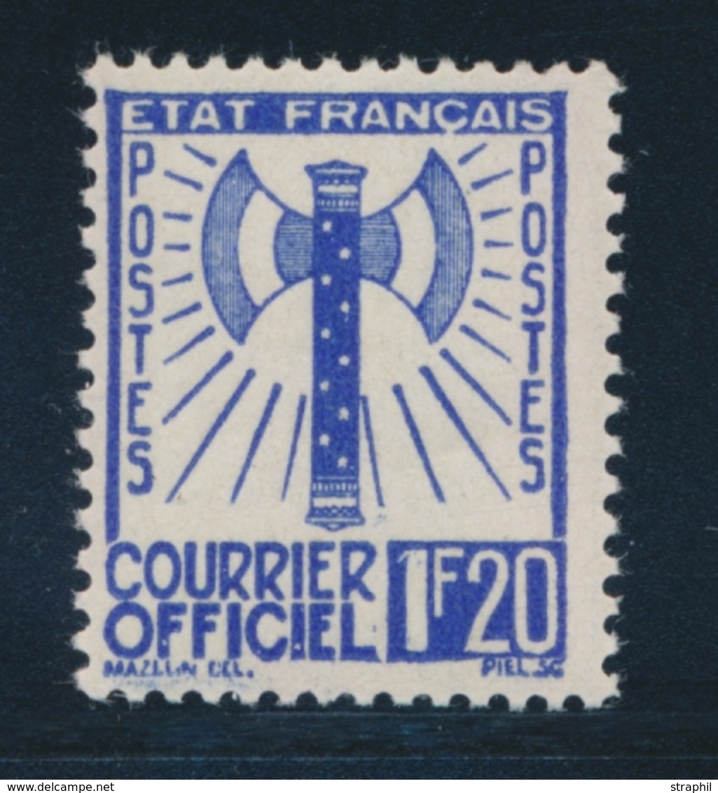 ** N°7 - 1F20 Bleu - TB - Mint/Hinged