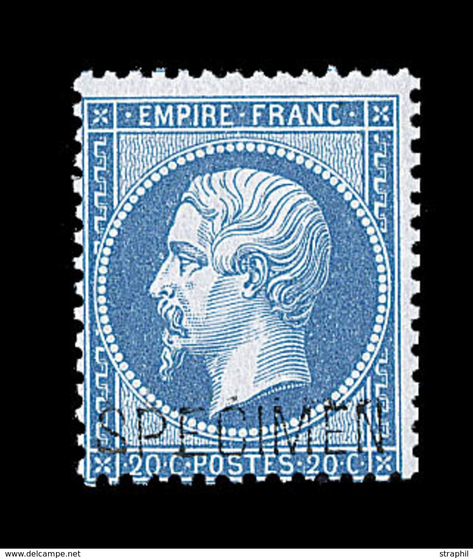 ** N°4 - 20c Bleu - TB - Specimen