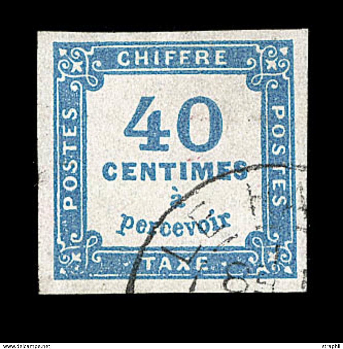 O N°7 - 40c Bleu - TB - 1859-1959 Postfris
