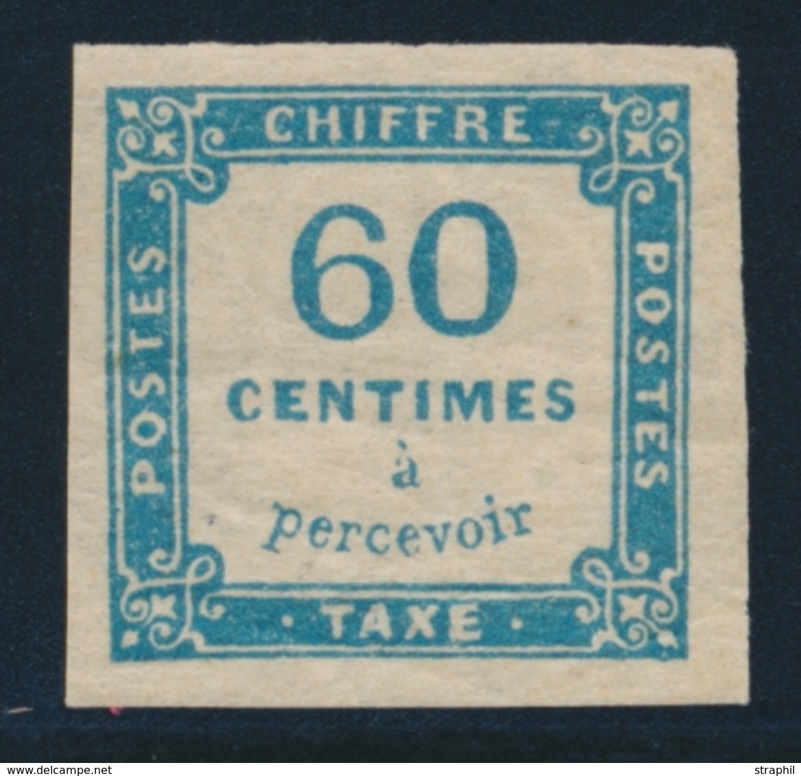 ** N°9 - 60c Bleu - TB/SUP - 1859-1959 Postfris