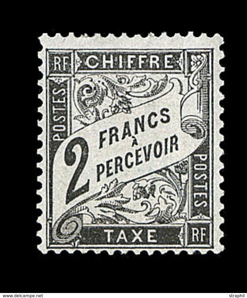 * N°23 - 2F Noir - Signé Calves - TB - 1859-1959 Neufs