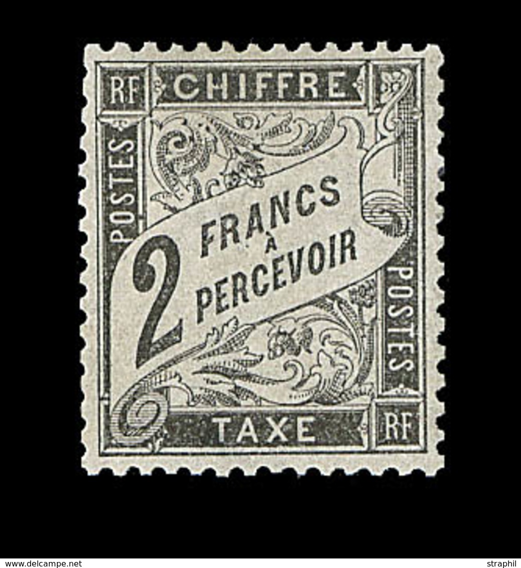 * N°23 - 2F Noir - Signé Calves - Comme ** - TB - 1859-1959 Mint/hinged