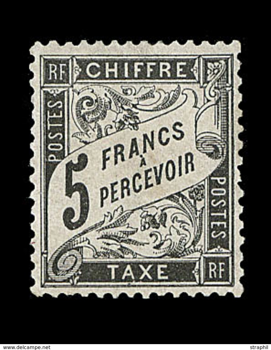 * N°24 - 5F Noir - TB - 1859-1959 Mint/hinged