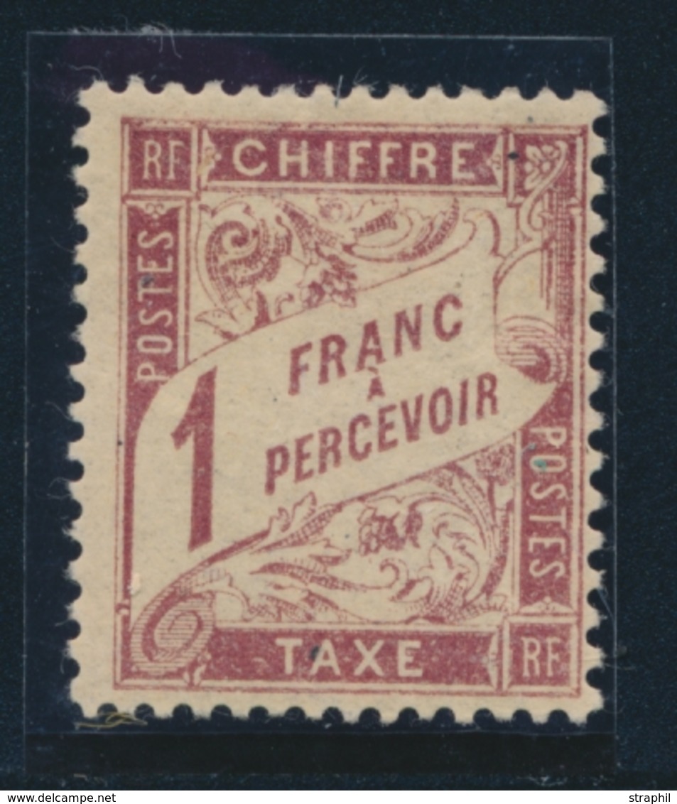 * N°25 - 1F Marron - TB - 1859-1959 Postfris