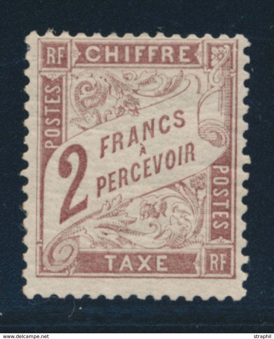 * N°26 - 2F Marron - Signé - TB - 1859-1959 Mint/hinged