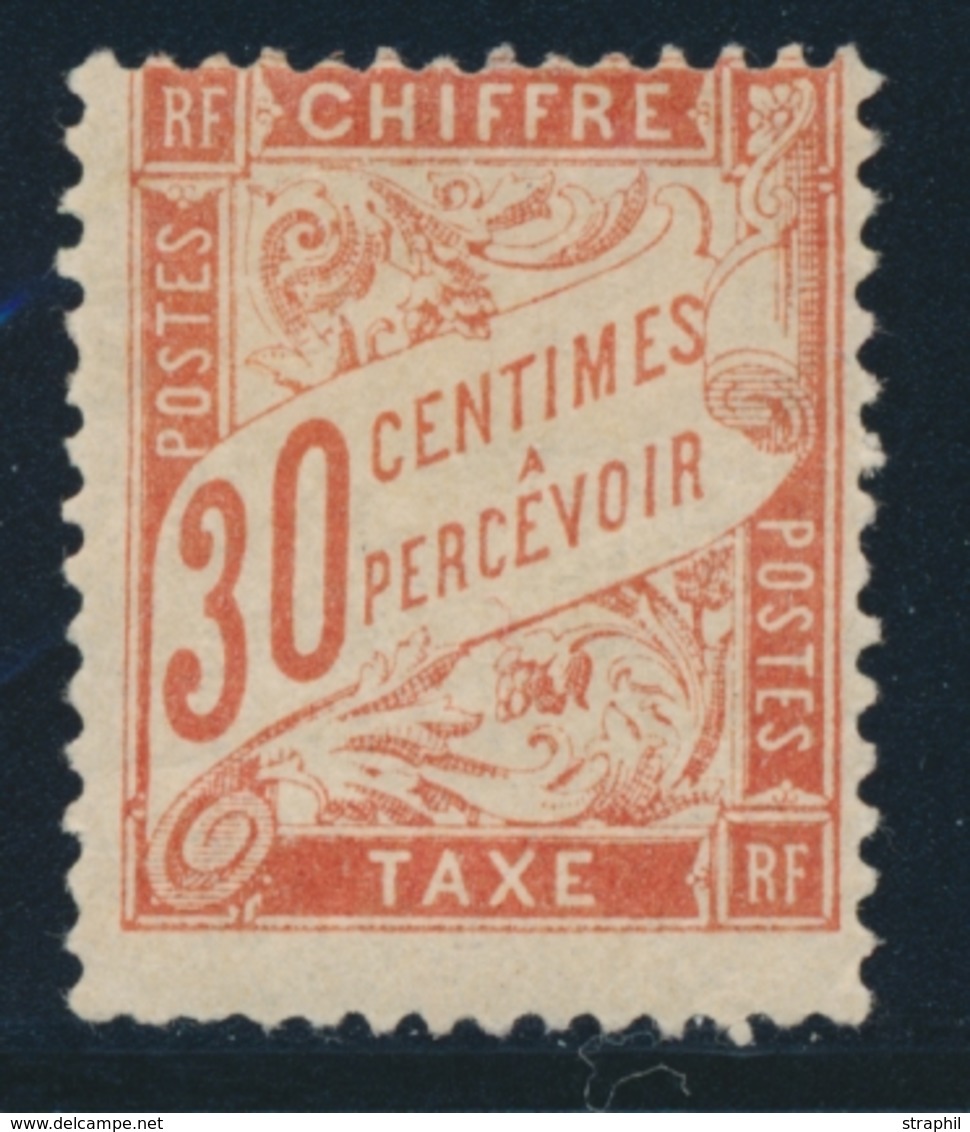 * N°34 - 30c Rouge Orange - TB - 1859-1959 Neufs