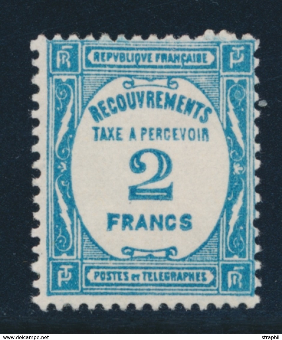 ** N°61 - 2F Bleu - TB - 1859-1959.. Ungebraucht