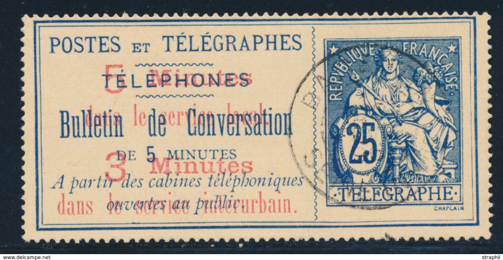 (*) TELEPHONE N°13 - TB - Telegraaf-en Telefoonzegels