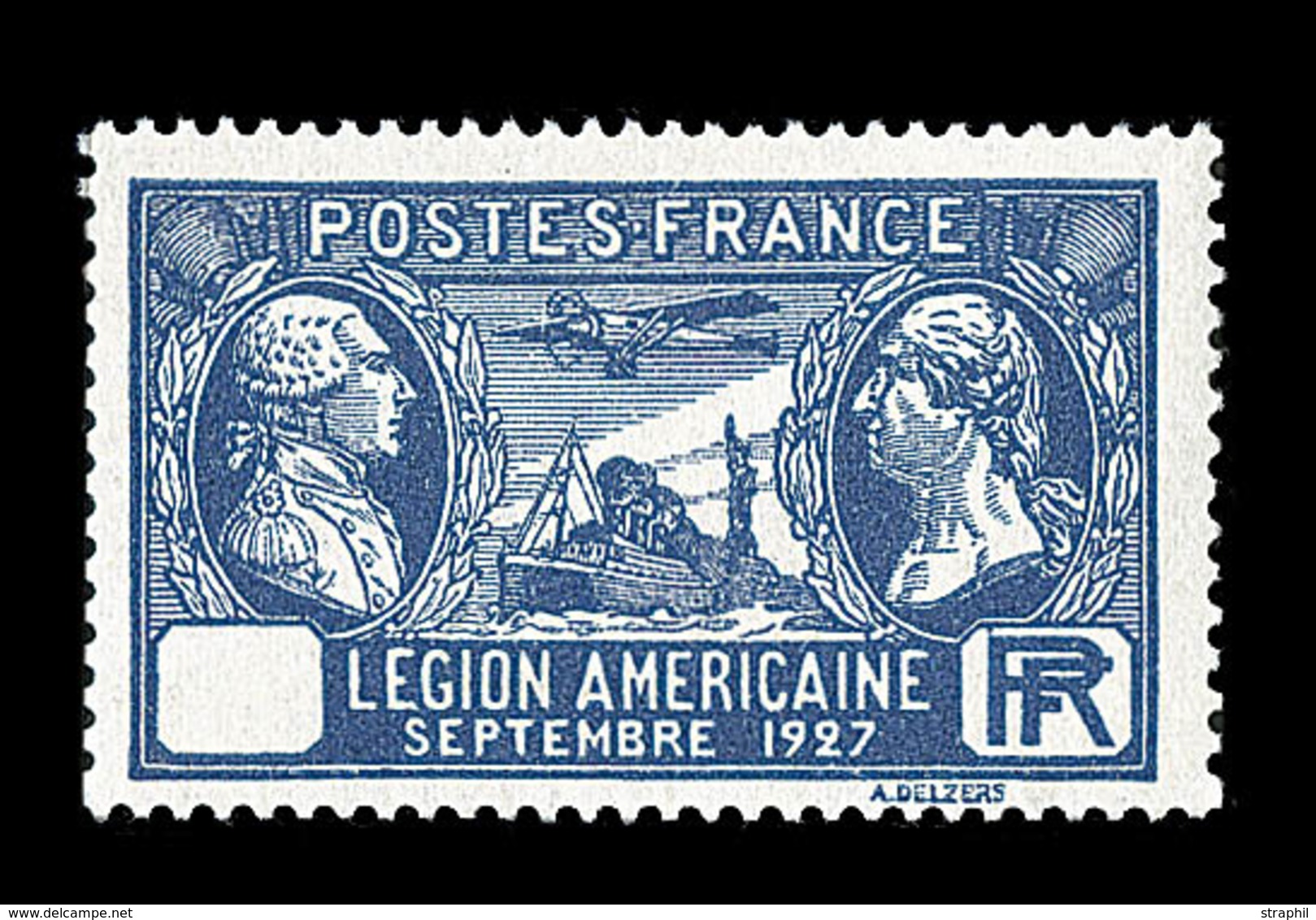 ** N°245b - 1F50 Outremer - Sans Valeur Ds Le Cartouche - TB - Unused Stamps