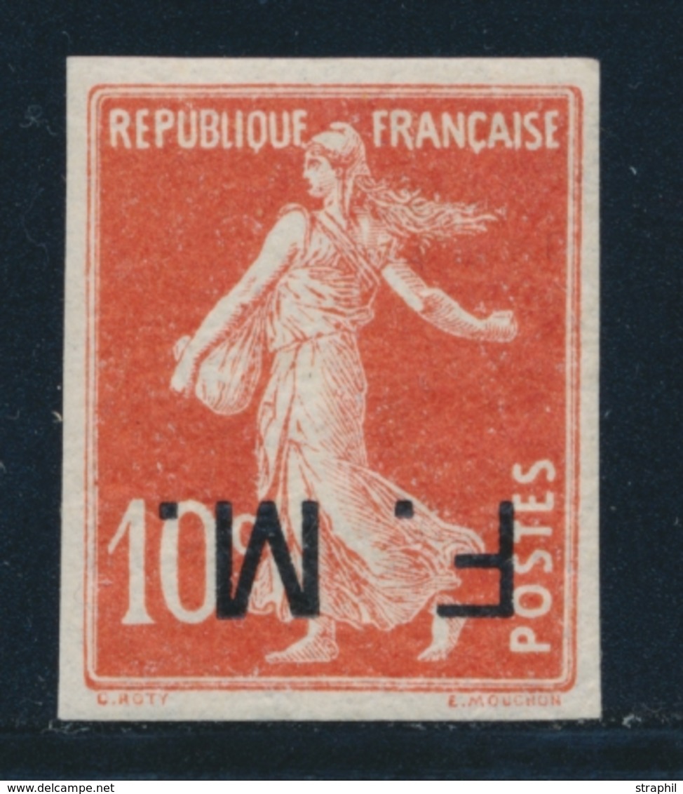 * FRANCHISE MILITAIRE N°5 - Surch. Renversée - TB - Unused Stamps