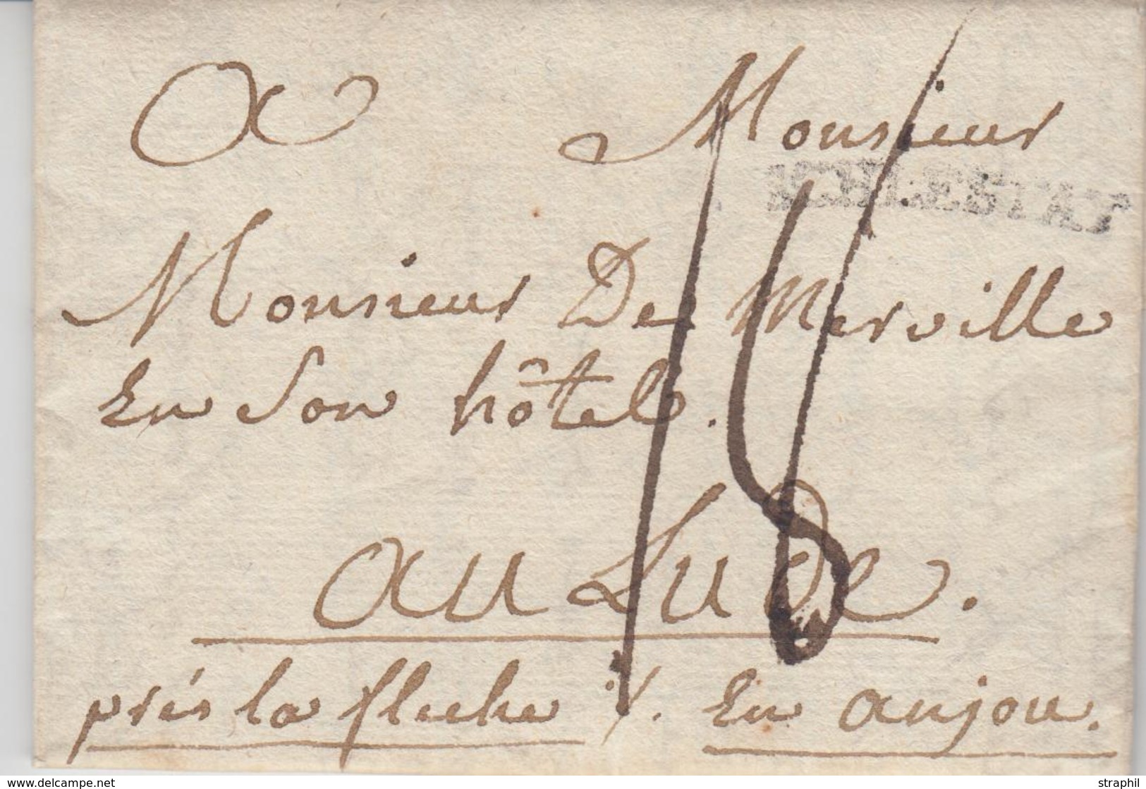 LAC SCHLESTAT  - Len N°3 - 28/10/1788 - Taxe 18 - Pr Lude   - TB - Briefe U. Dokumente