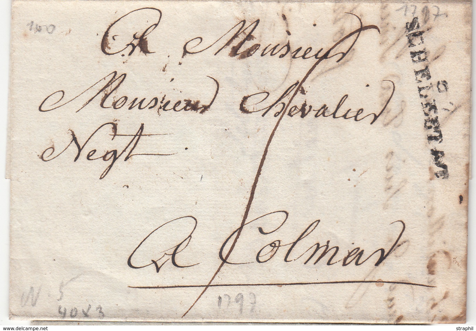 LAC 67 SCHELESTAT - 1797 - Pr Colmar - B/TB - Brieven En Documenten