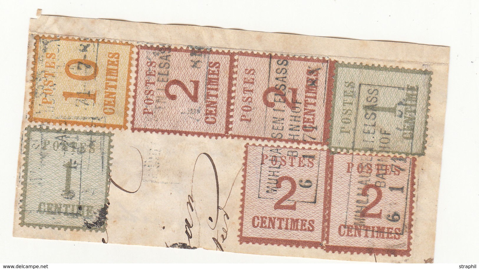 F N°1 (x2), 2 (x4), 5 - Les 7 Val S/1 Fgt (20c) - B/TB - Other & Unclassified