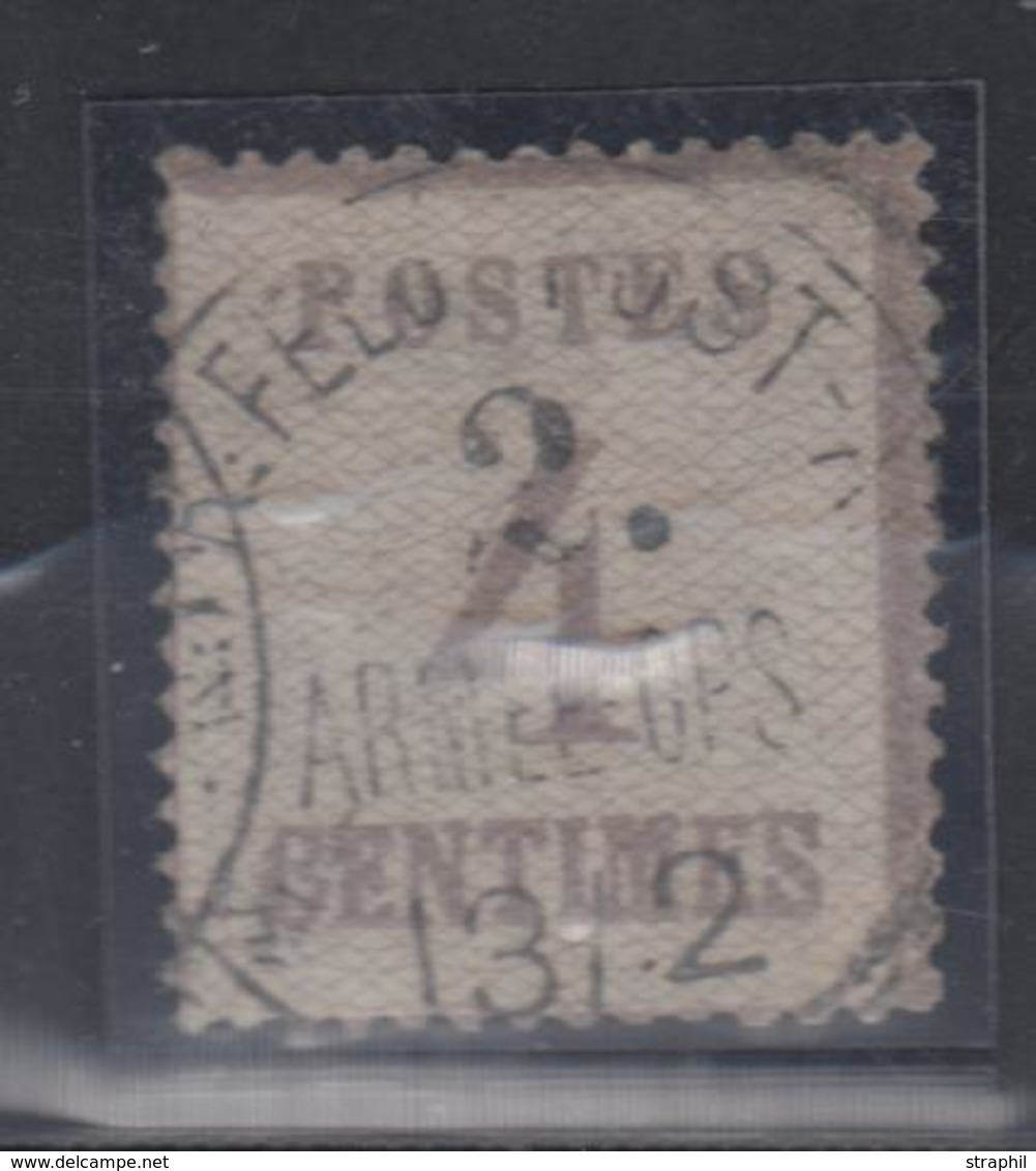 O N°3 - Obl. Rare Cachet K.PR. FELDPOST-AMT - 2 ARMEE OPS - Petits Défts - Aspect Correct - Cartas & Documentos