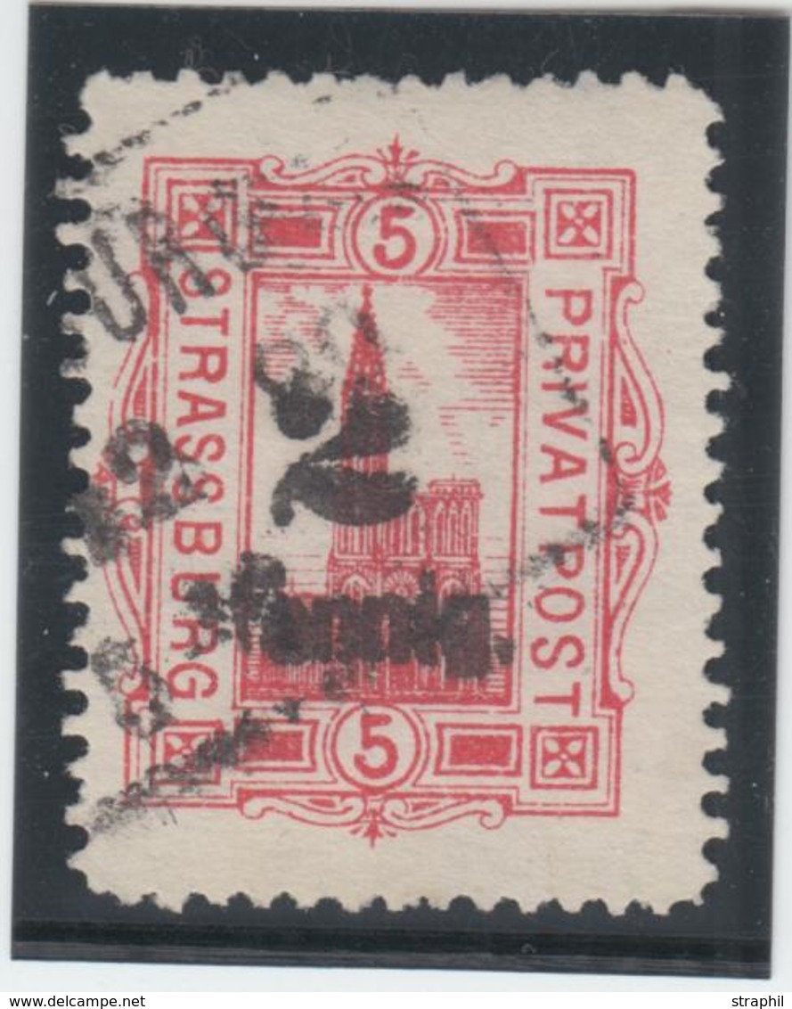 O N°40 - 2 Pfennig S/5p Rouge - TB - Lettres & Documents