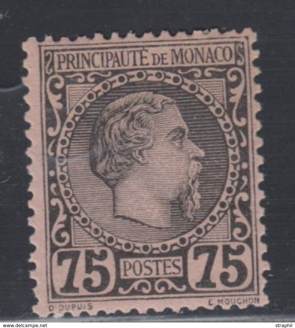 * N°8 - 75c Noir S/rose - TB - ...-1885 Prephilately