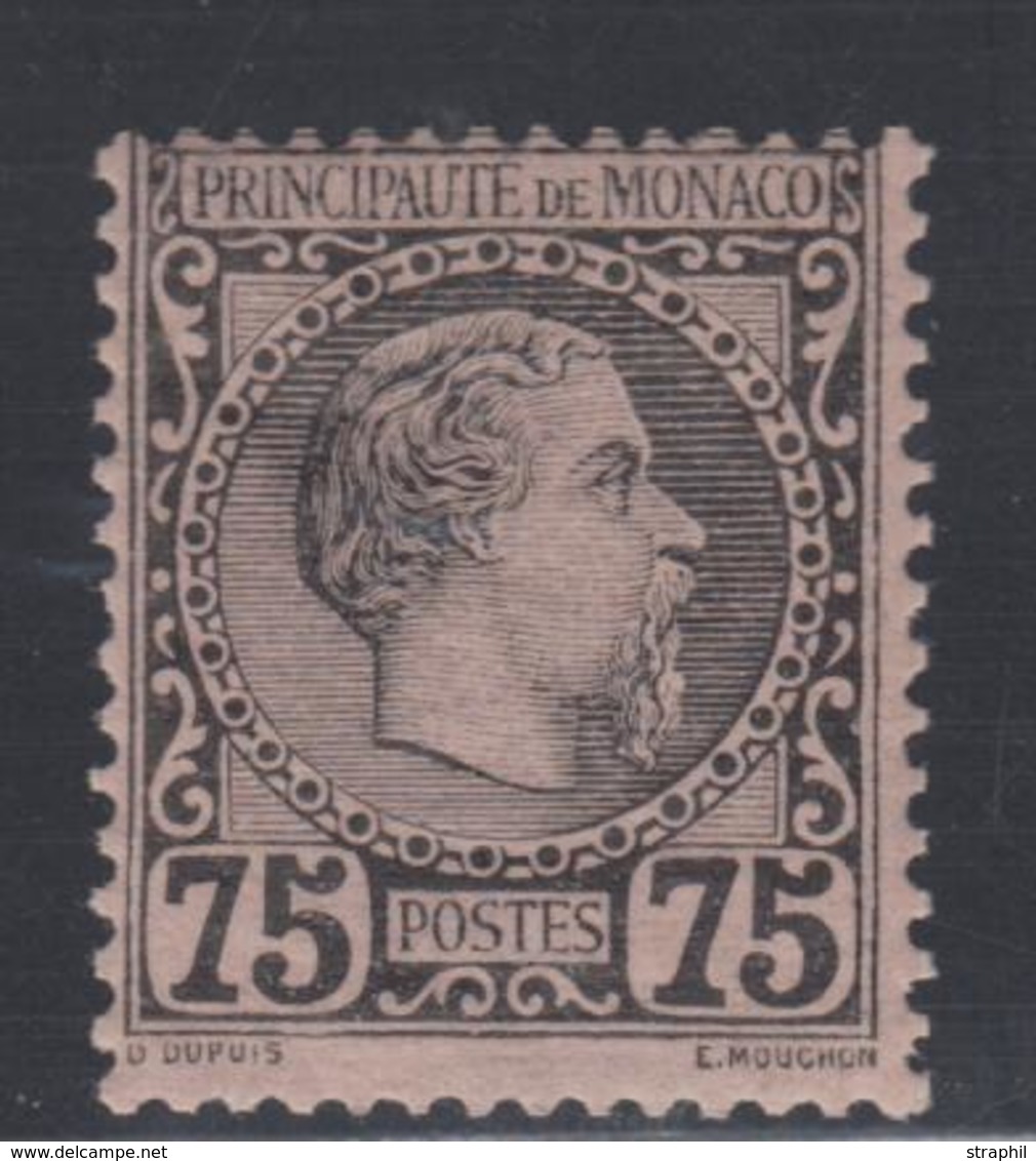 * N°8 - 75c Noir S/rose - TB - ...-1885 Prephilately