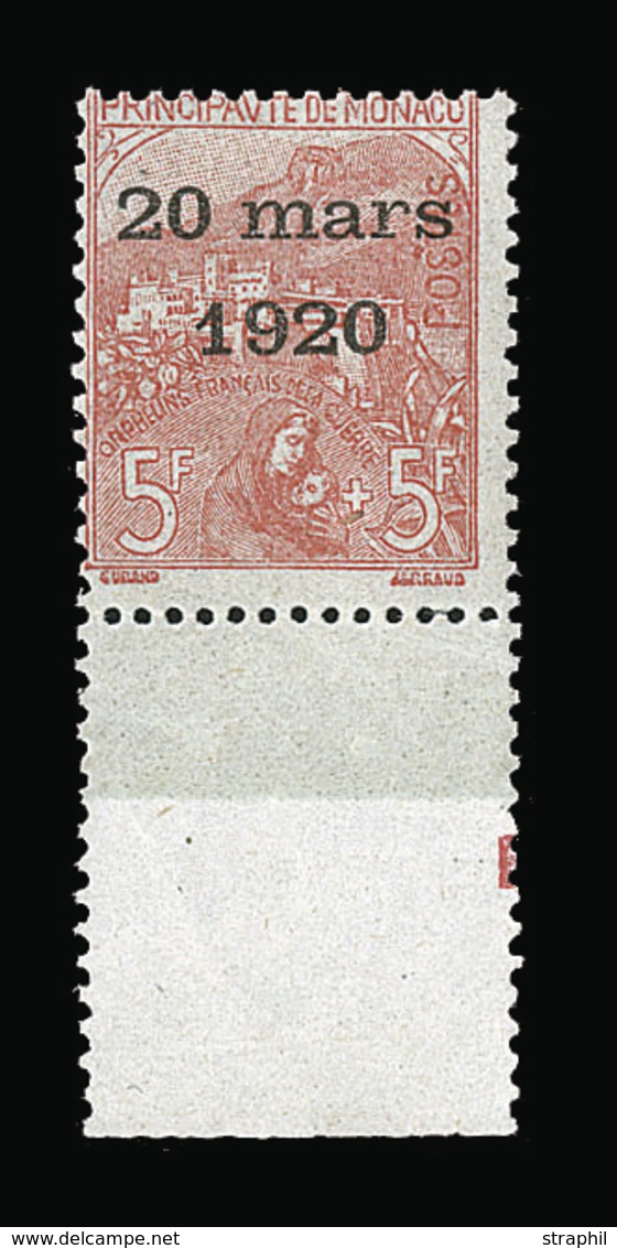 ** N°43 - 5F+5F Rose S/verdâtre - BDF - TB - ...-1885 Préphilatélie