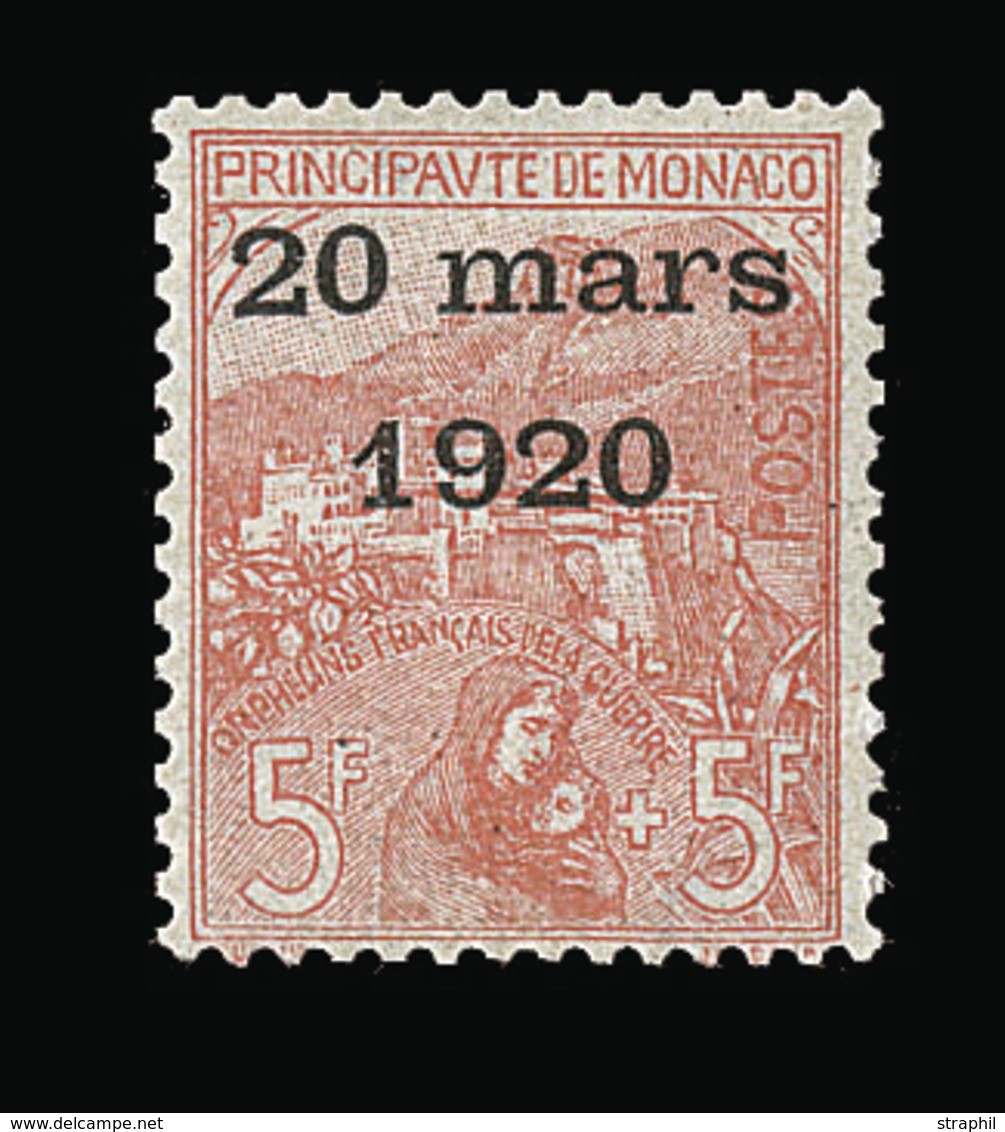 ** N°43 - 5F+5F Rose S/verdâtre - Signé Brun - TB - ...-1885 Préphilatélie