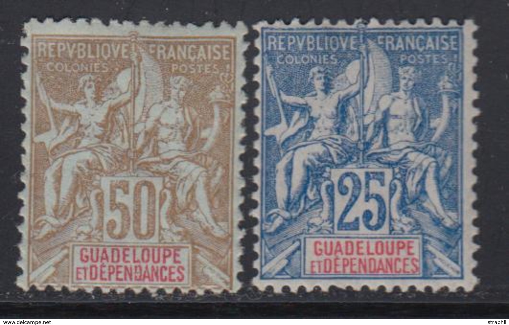 ** N°43/44 - 25c Et 50c - TB - Other & Unclassified