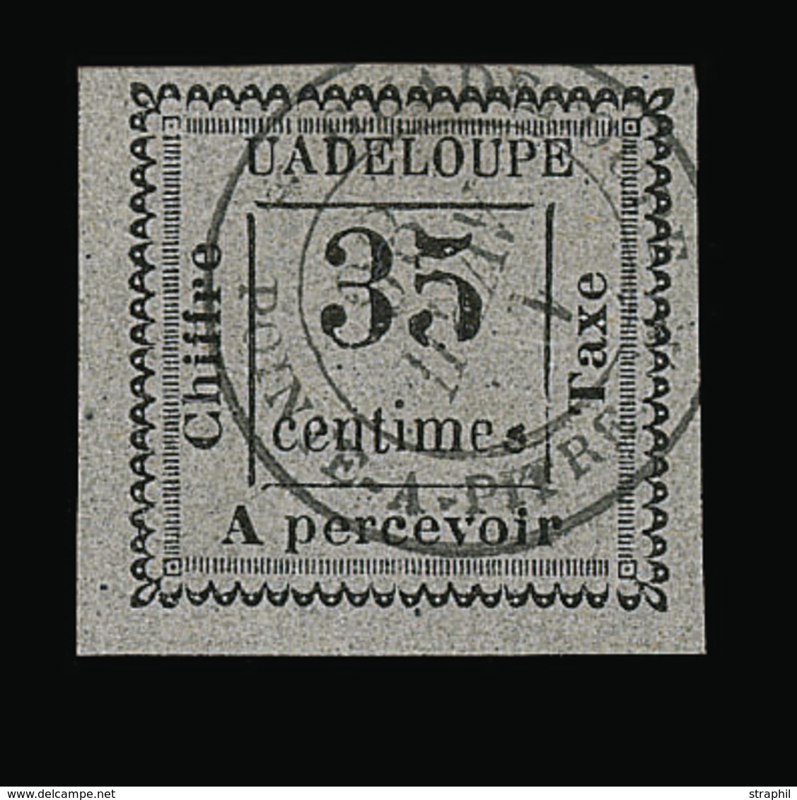 O TAXE N°11a - Variété "UADELOUPE" - Obl. Càd - TB - Autres & Non Classés