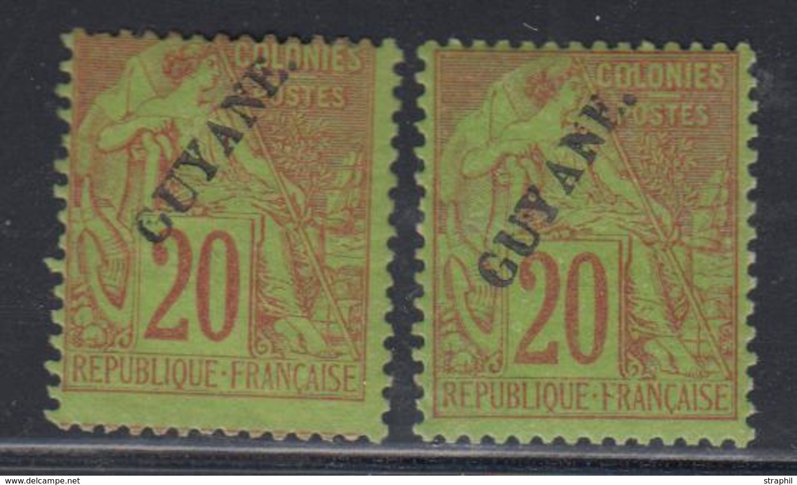 * N°22 - 20c Brique S/vert - TB - Other & Unclassified