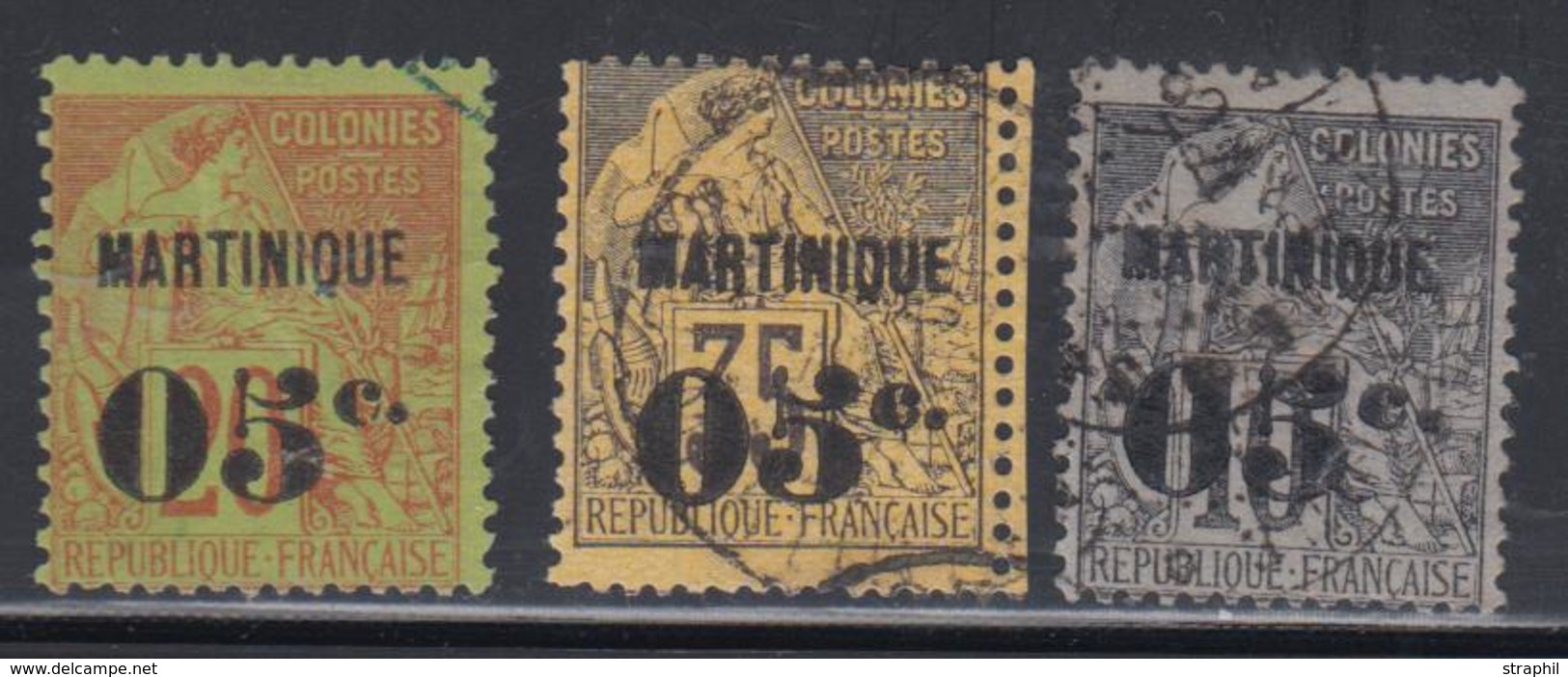 */O N°1, 4, 7/8, 10/11, 13 - Etats Divers - Maj. TB - Other & Unclassified