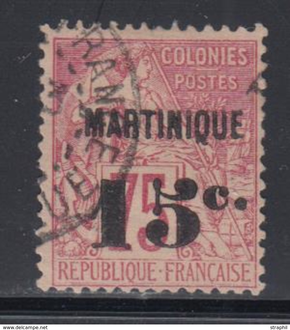 O N°18 - 15c S/75c Rose - TB - Other & Unclassified