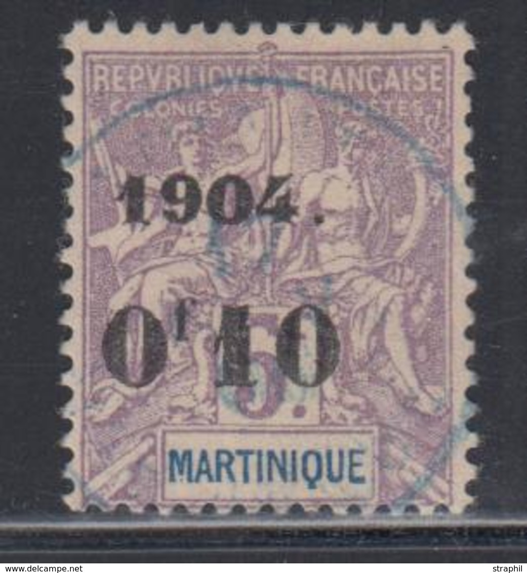 O N°59 - 10c S/5F Violet - Signé Calves - TB - Other & Unclassified