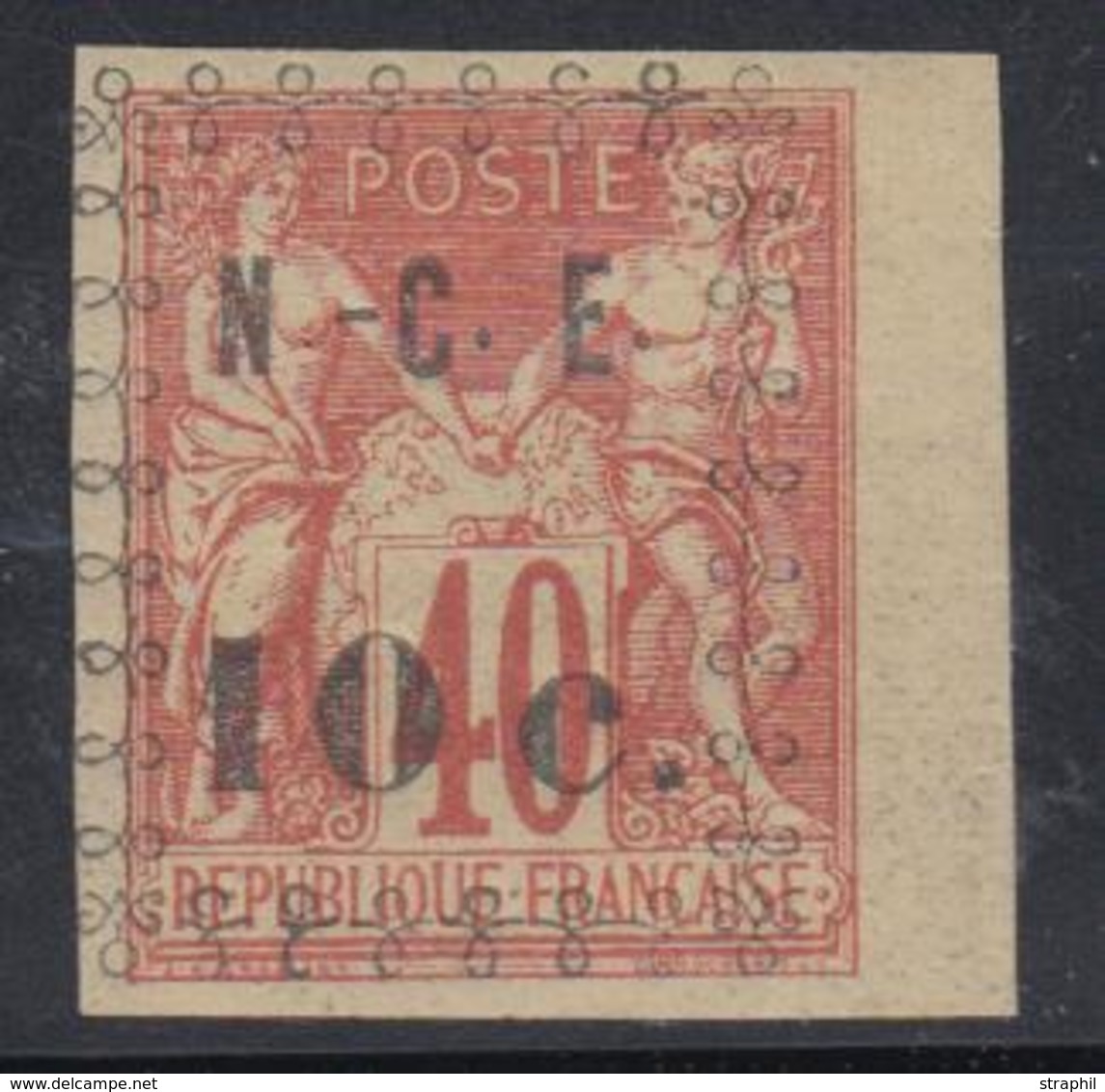 * N°11 - 10c S/40c - BDF - Signé - TB - Vide