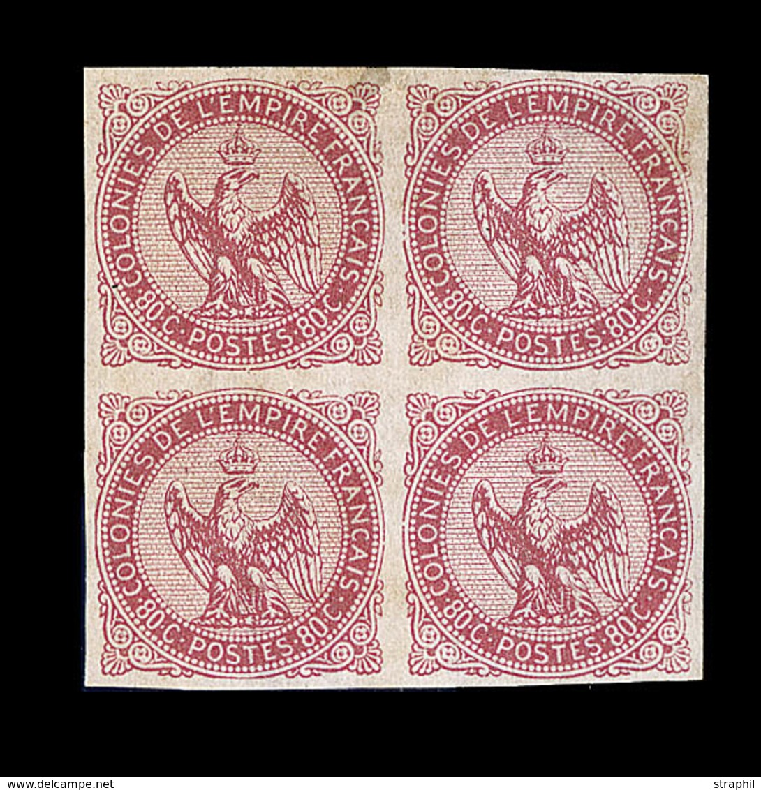 * N°6 - 80c Rose - Bloc De 4 - TB - Eagle And Crown